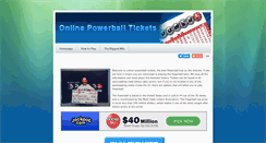 Desktop Screenshot of online-powerball-tickets.com
